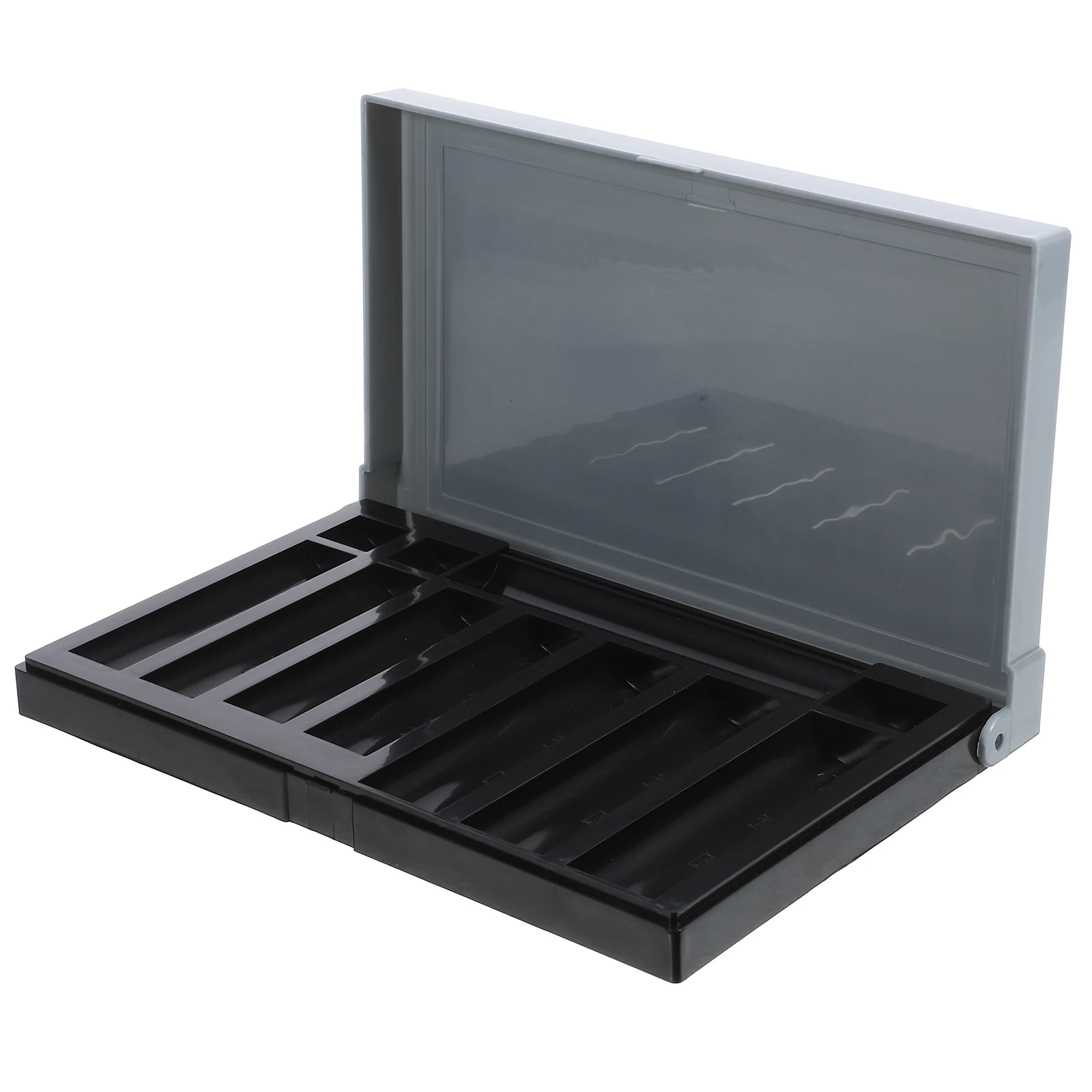 Multi-Grid Box Supermarket Household Storage Plastic Container Daily Use Sturdy Case Reusable Bank Accessory