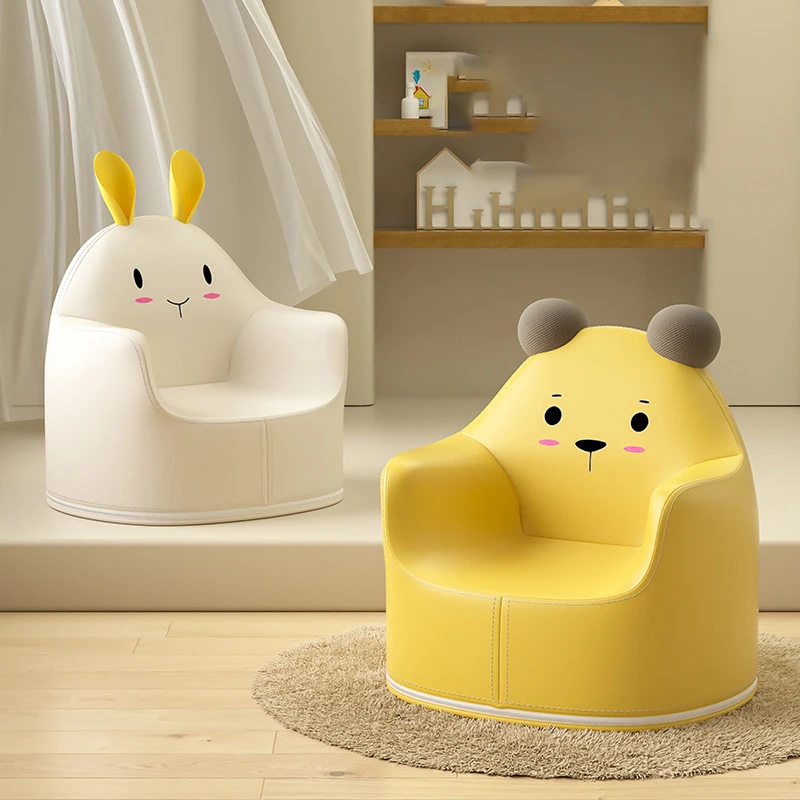 Household Children's Chair Indoor Cute Cartoon Animal Shape Sofa Baby Eating Stool Learning Table And Chair Dropshipping MOOJOU