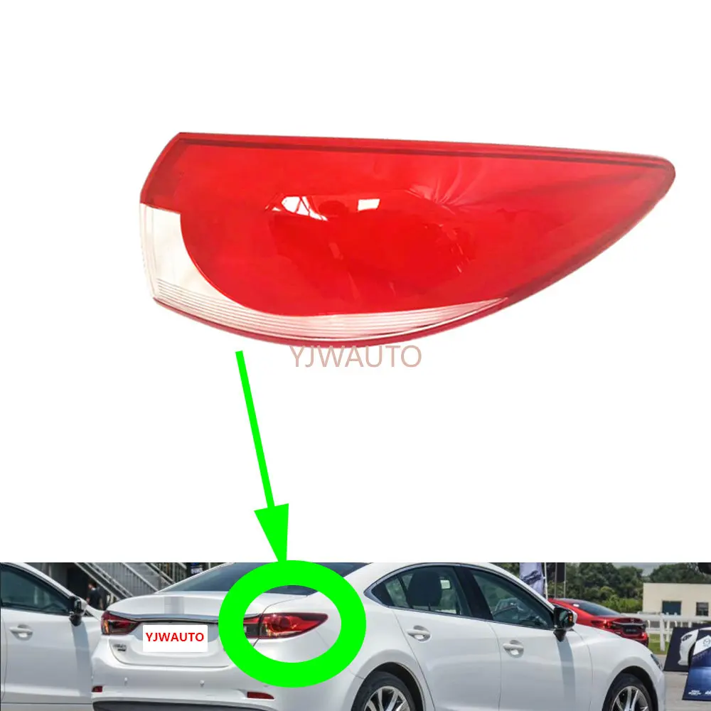 

Taillights Cover for Mazda 6 Atenza 2014~2016 Car Rear Light Replacement Brake Light Glass Parking Lamp Shell Taillamp Lens