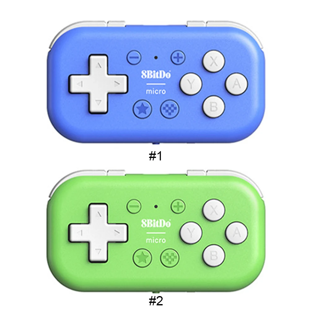 8Bitdo Micro Gamepad Bluetooth-compatible Mini Game Console Designed for 2D Games Handheld Console for Mac OS/Android/PC