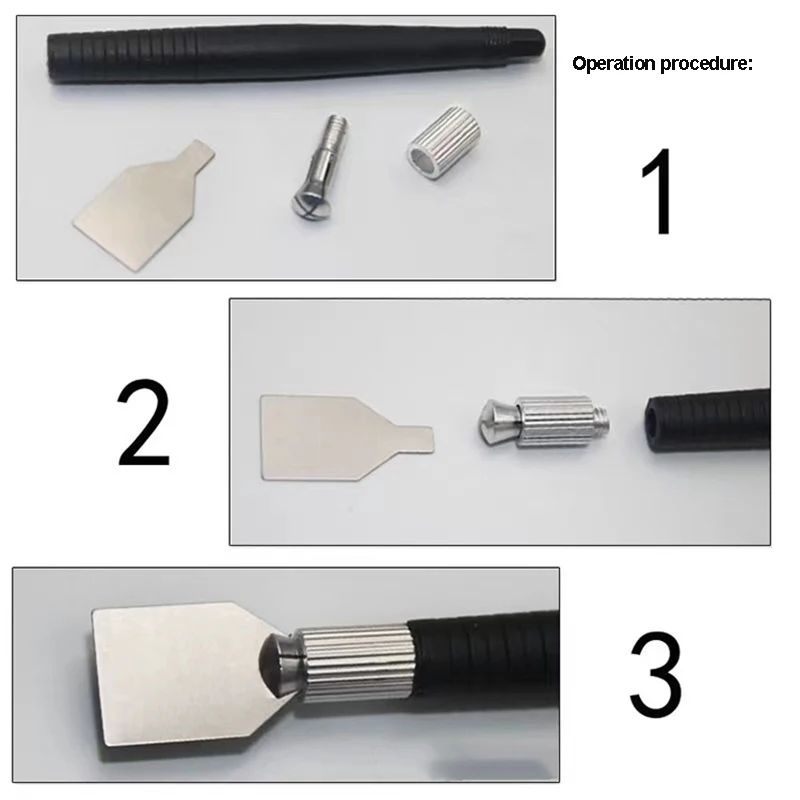 1pc Mobile Phone Computer Repair Tool Disassemble Rod Stir Solder Paste Scraper