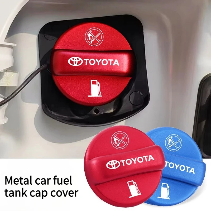 

Металлическая крышка топливного бака для автомобиля, защита от царапин, пылезащитная, для Toyota RAV4, Highlander, Prado, Crown, внешние аксессуары