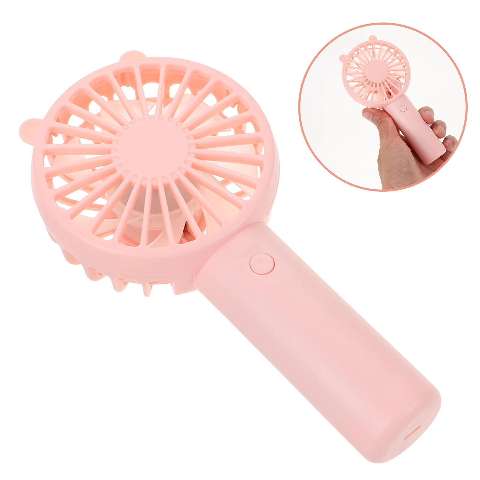 Mini Portable Handheld Fan Usb Rechargeable 5000Mah Digital Display Silent Operation For Travel Outdoor Indoor