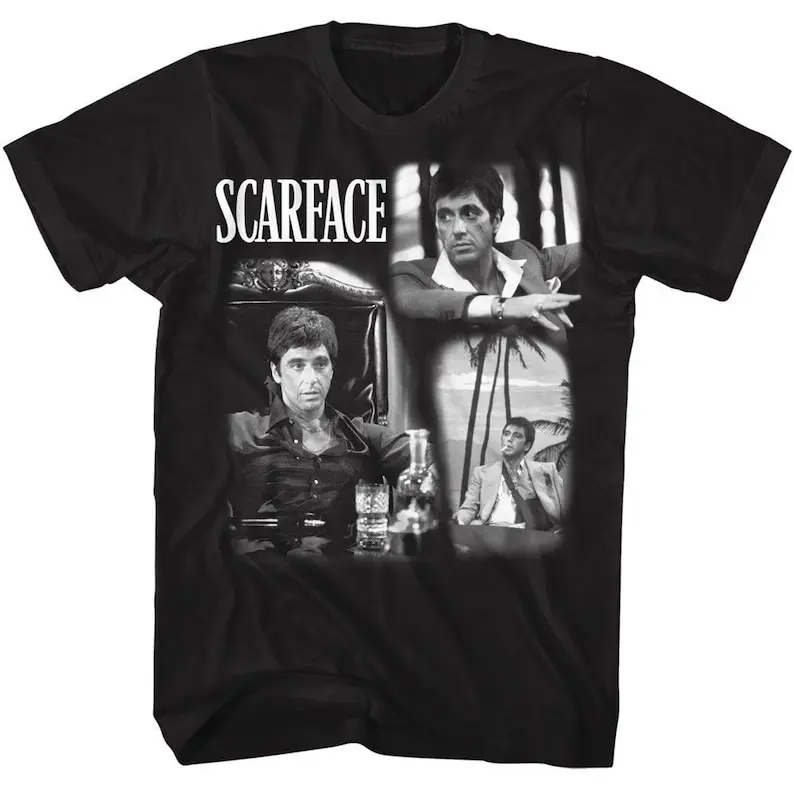 Scarface World Is Yours Collage Black T-Shirt