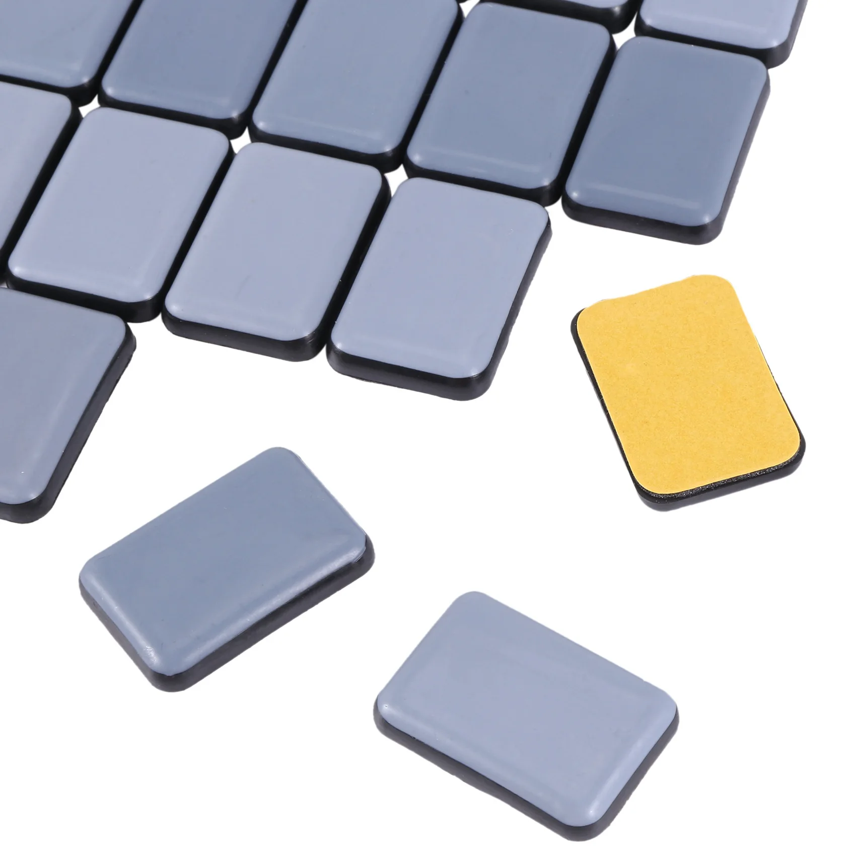 【24 ساعة للبيع!】24 قطعة من مزلقات الأثاث والطائرات الشراعية للأثاث المتحرك السجاد 25 × 35 مم طائرات شراعية للأثاث ذاتية اللصق