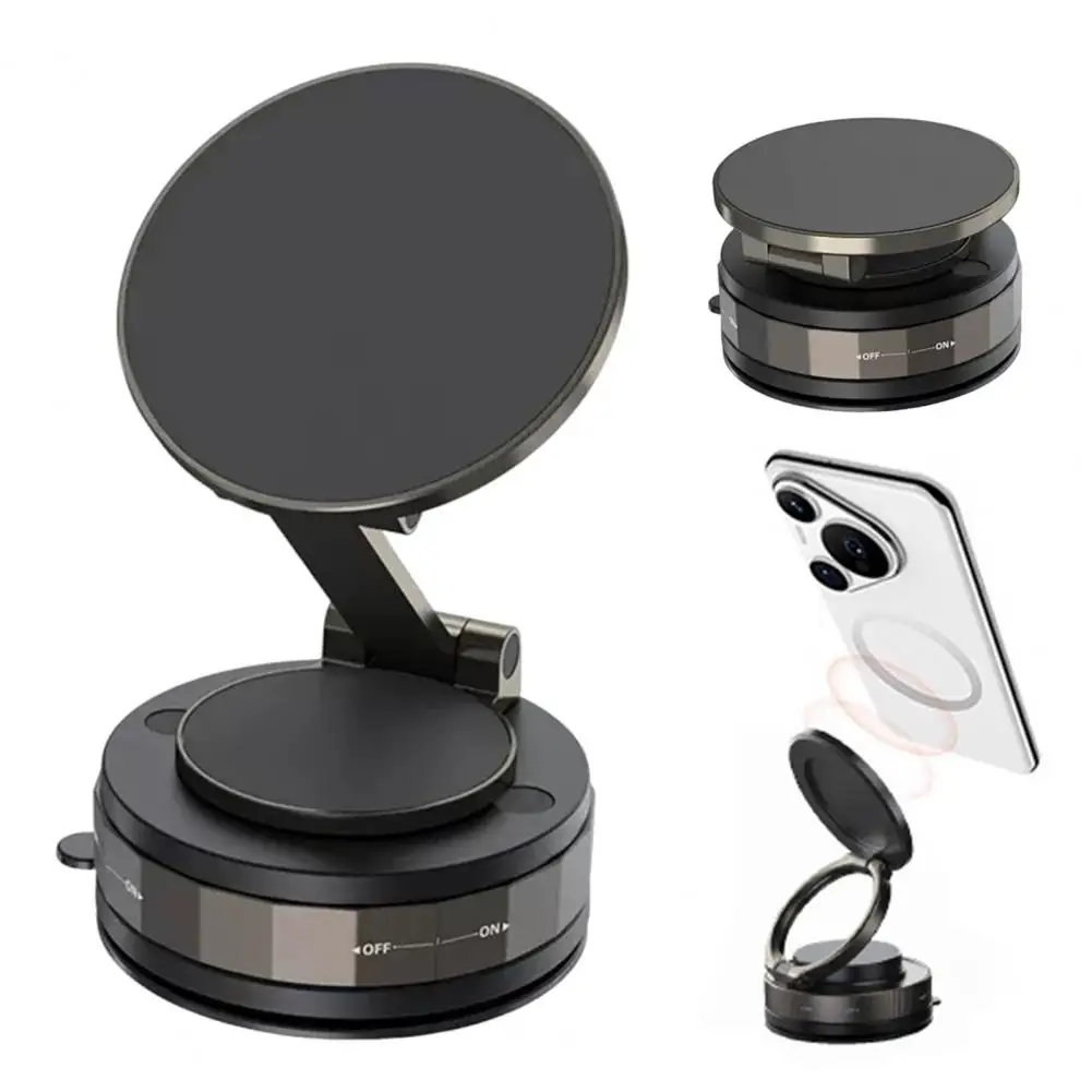 

Крепление для телефона с вакуумной присоской, автомобильная подставка для телефона, универсальный магнитный автомобильный держатель для телефона с вакуумом для смартфонов для нескольких поверхностей