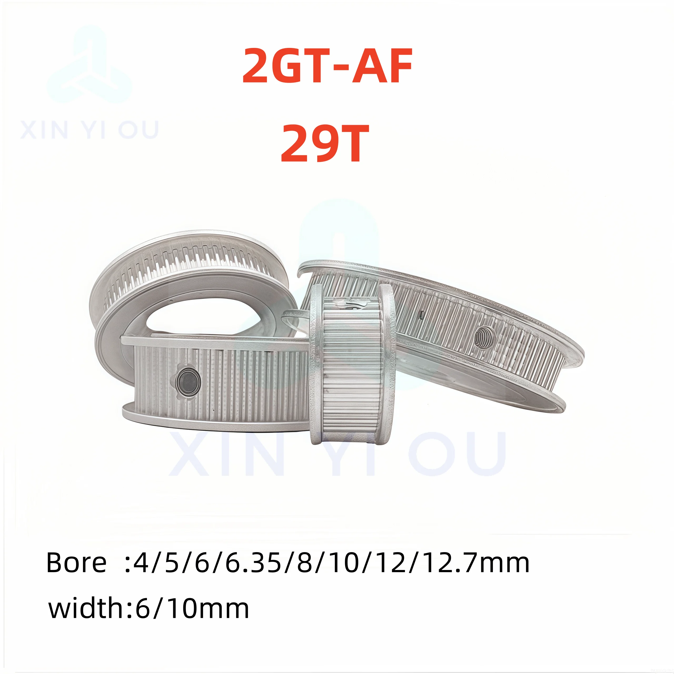 

2GT synchronous pulley GT2 pulley AF-type 29 tooth 8/10-hole key 3