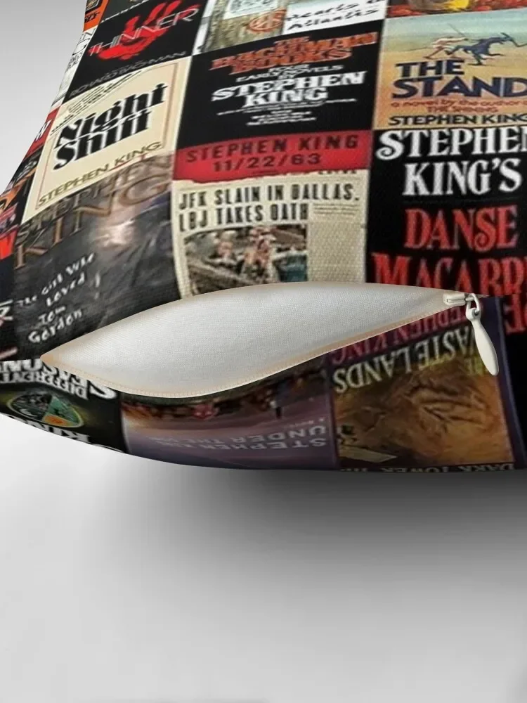 Stephen King Novels Throw Pillow home decor items Pillows Aesthetic Pillow