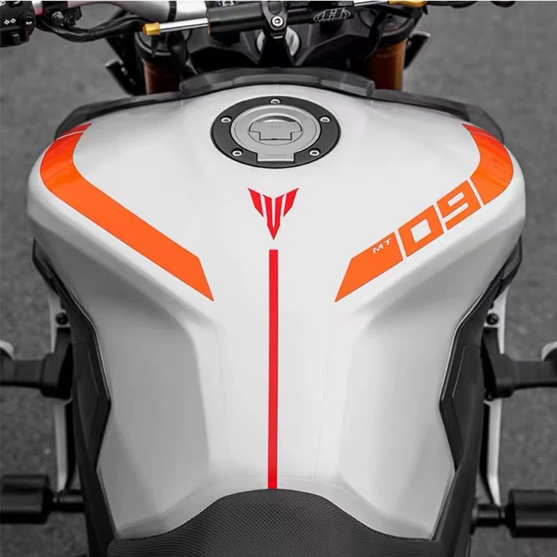 3M Motorcycle Tank Curve Decals Logo Decorate Cover Sticker Accessories Waterproof For Yamaha Mt09 Mt 09 Fz09 Fz-09 Mt-09 2022-