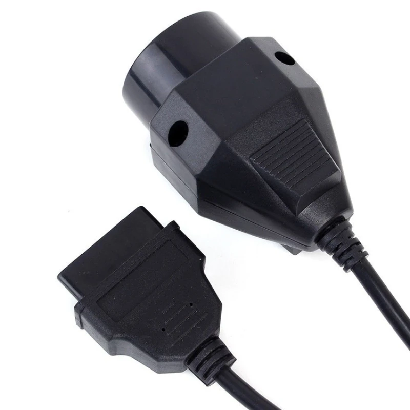 OBD2 Cabo de Extensão para BMW, Conector Fêmea, 20Pin para 16Pin, E36, E39, X5, Z3, Adaptador OBDII, Linha de Cabo, Novo