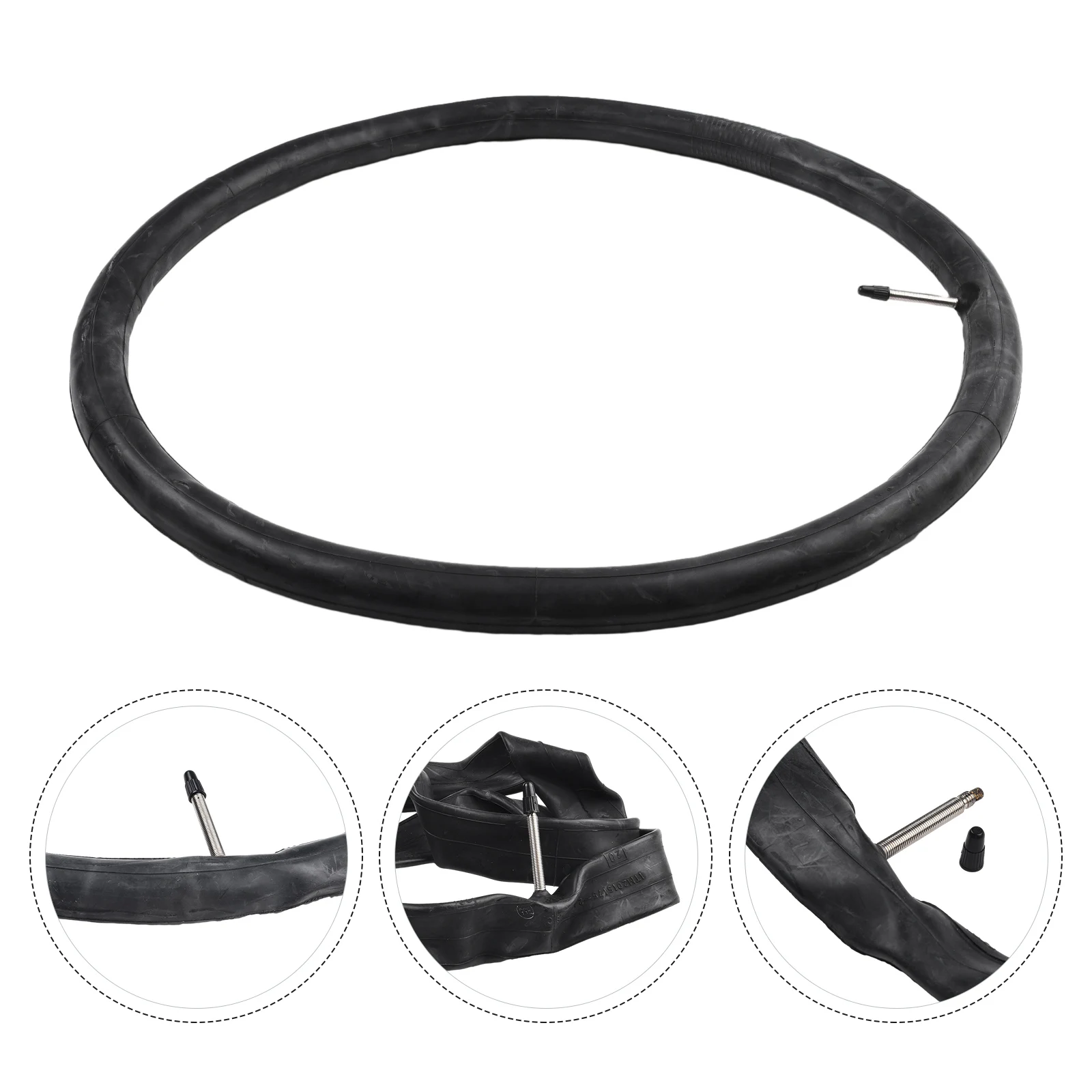 

Replacement Inner Tubes for Mountain Bicycles in Sizes Twenty by One Point Five or One Point Seven Five Inches