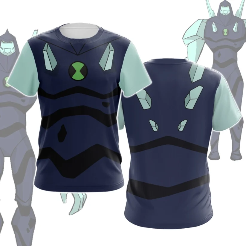 أنيمي Omnitrix Ben10 تأثيري تي شيرت ثلاثية الأبعاد بن تينيسون طباعة الكرتون المحملة الصيف الرجال النساء Harajuku قصيرة الأكمام تأثيري تيز