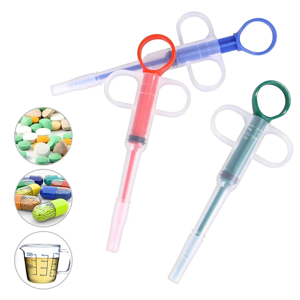 1PCS Pet Syringe Tablet Pill Gun Piller Push Dispenser Medicine Water Milk Tube Feeder Tools Dog Accessories Cat