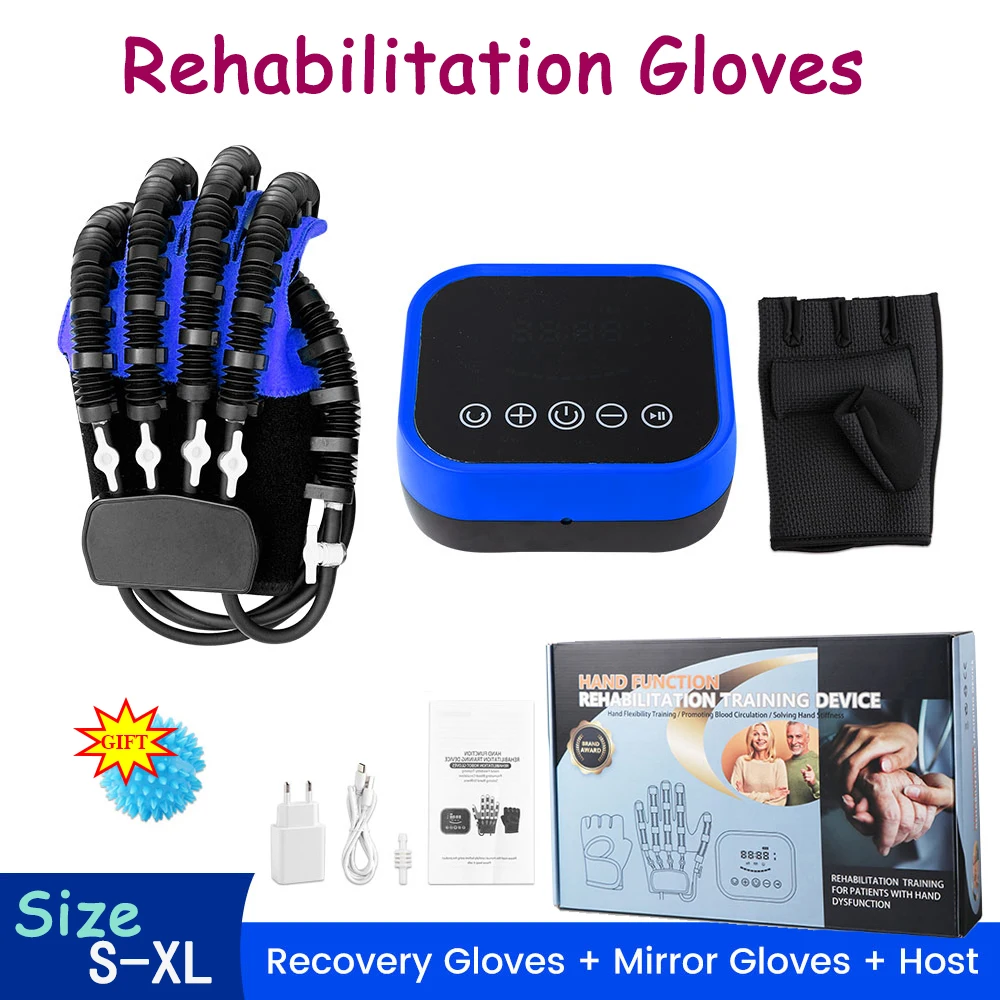 Multifunctional Electric Hand Rehabilitation Robot Glove Glove for Stroke Hemiplegia Finger Rehabilitation Robot Training Glove