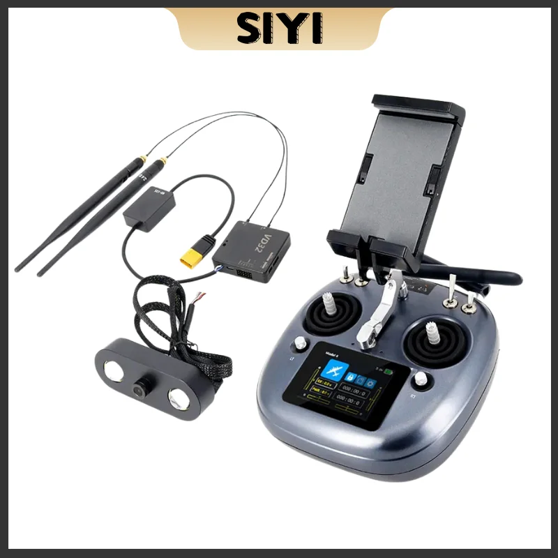 SIYI VD32 Agriculture FPV Remote Controller with Bluetooth Datalink Touchscreen IP67 Camera for Spraying Drone 16CH 2.4G 5KM FCC