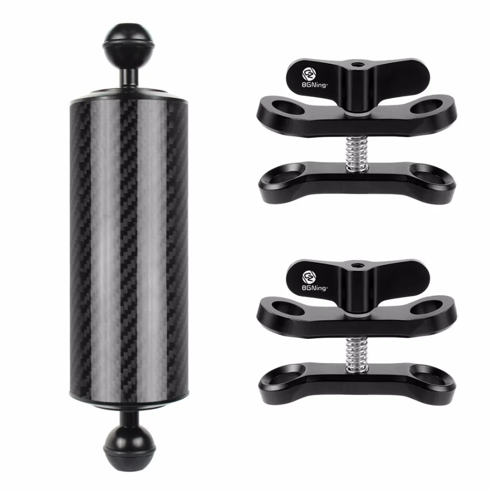 Float Buoyancy Aquatic Arm Dual 1" Ball Arm 5" 8" 10" 12" D60MM DSLR Cam Diving Tray Extend Light Bracket für Gopro OSMO Action – Detail 4