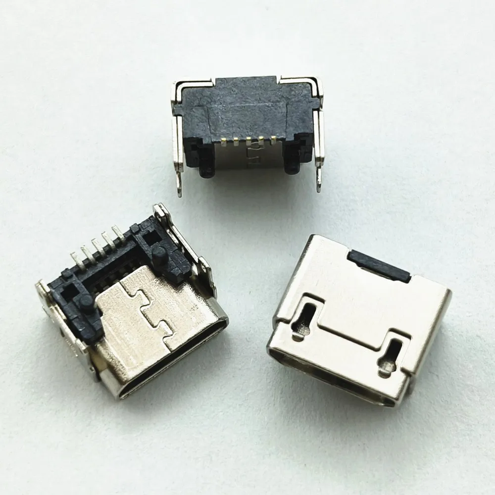 

2-100 шт., 5-контактный разъем Micro USB DIP4