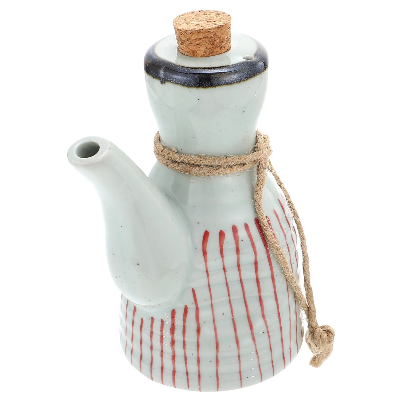 

Ceramic Soy Sauce Pot Bottle Dispenser Japanese Style Vinegar Oil Container Retro Kitchen Tool Practical Housewarming Gift Safe