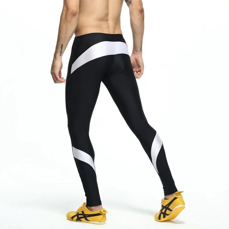 Running Tights Men\'s Compression Pants Fitness Tight Trousers Quick Dry Workout Leggings Gym Basic Layer Pants