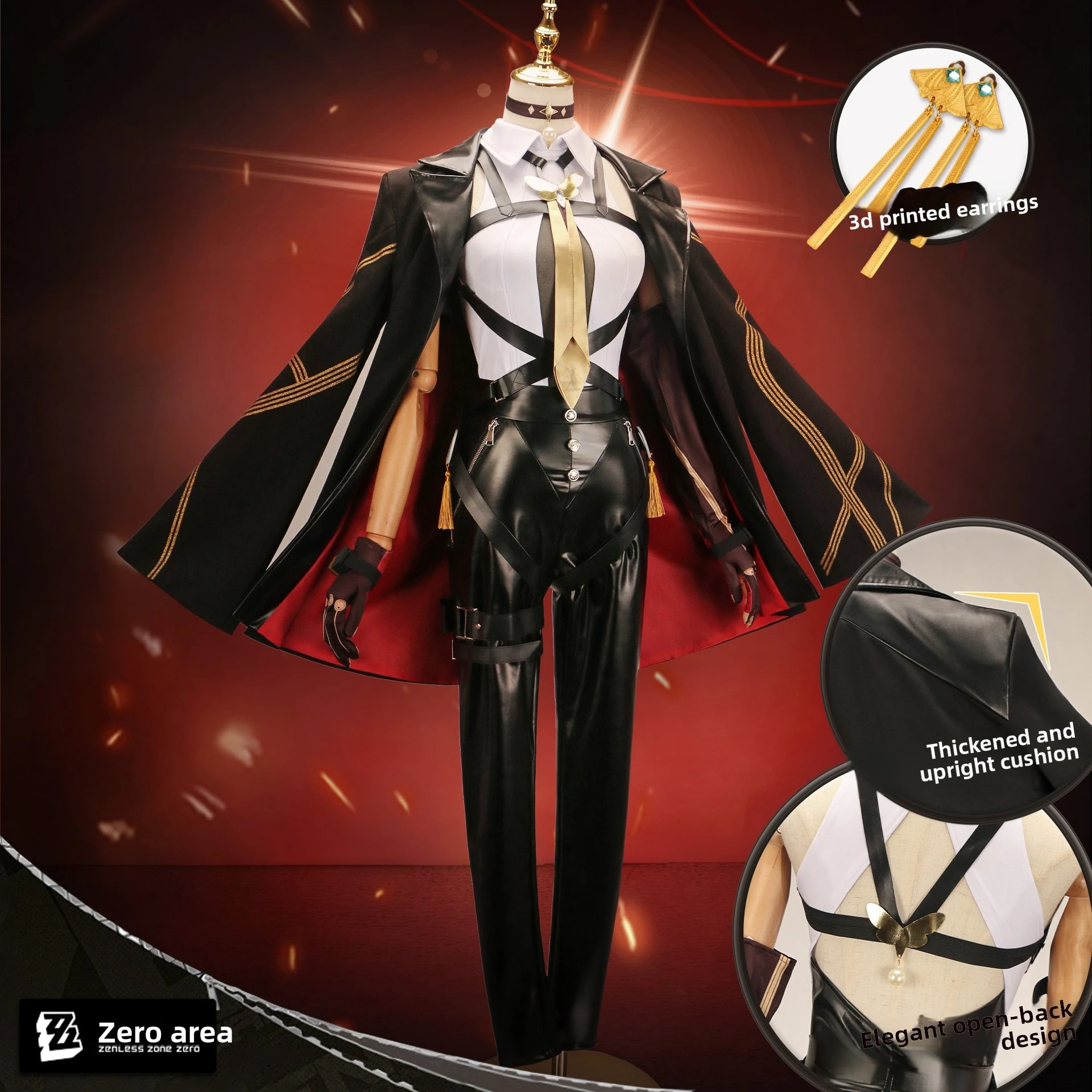 

IN STOCK Game Zenless Zone Zero Evelyn Chevalier Cosplay Costume Full Set Uniform Outfis Evelyn Cosplay Costume Role Play Props