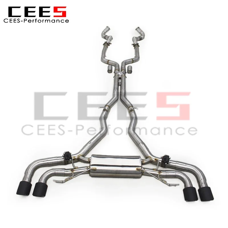 

CEES Full Set Exhaust Pipes Downpipe for BMW X5M F95/X6M F96 4.4T 2024 Stainless Steel Exhaust Muffler Escape Car Exhaust System