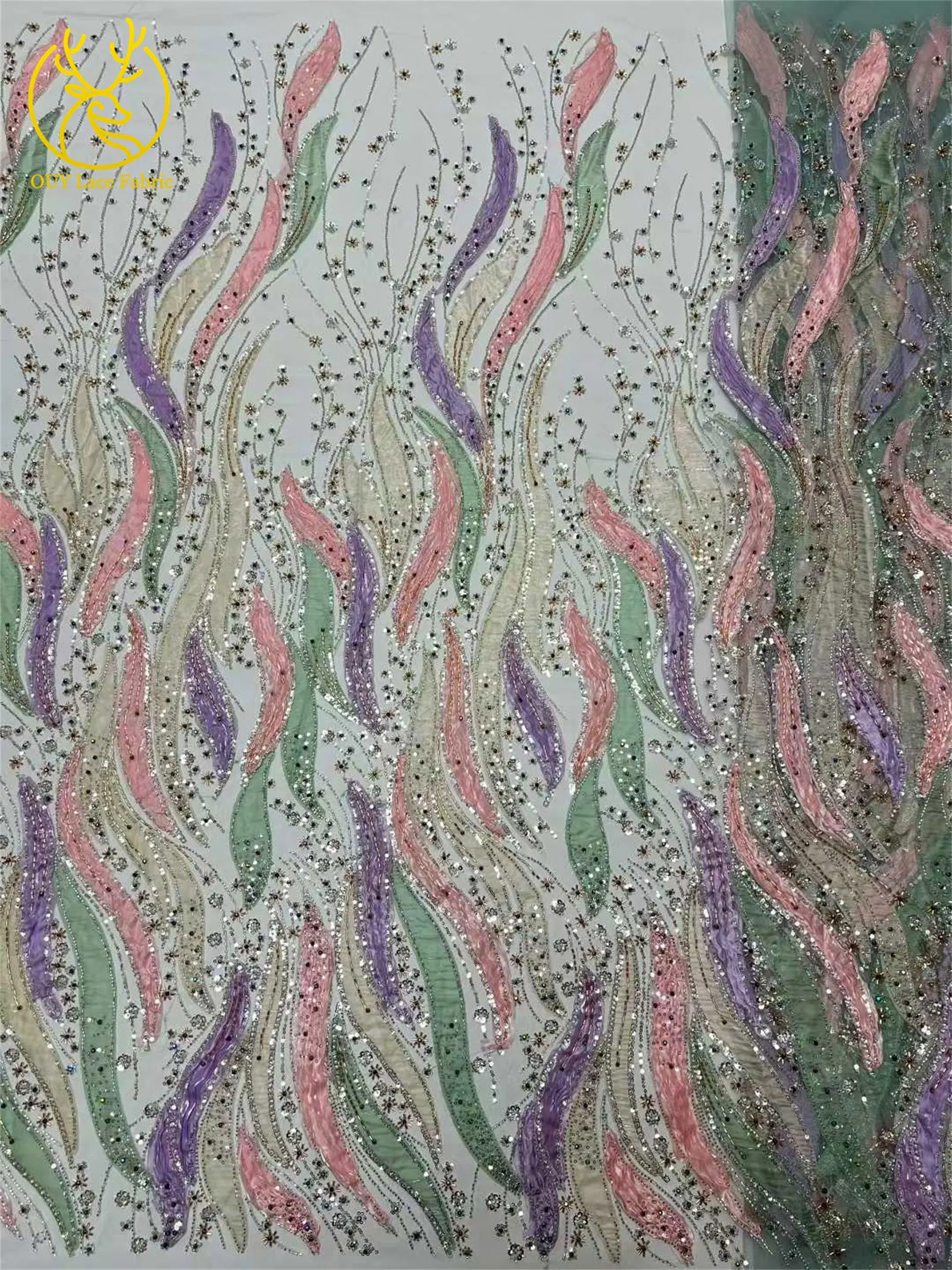 Afrikanischer Bräutigam-Spitzenstoff 2026, hochwertige Stickerei, französische Pailletten, Tüll, Nigeria-Spitzenstoff für Hochzeit, Party, Kleid – Detail 18