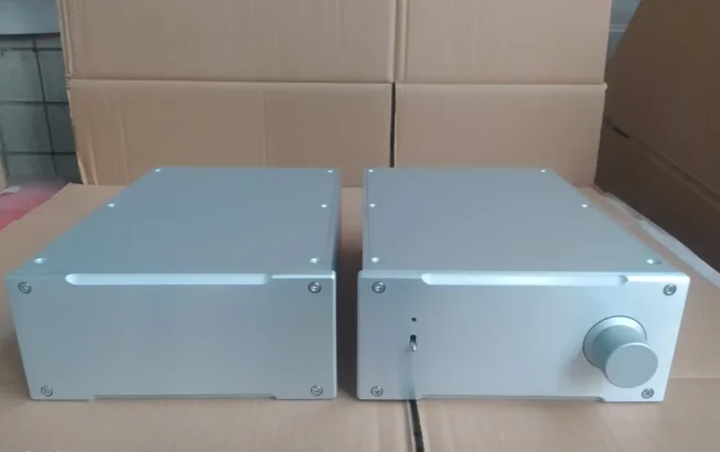 

Single knob All aluminum amplifier chassis / Preamplifier case / AMP Enclosure DIY box (200 *90*268mm)