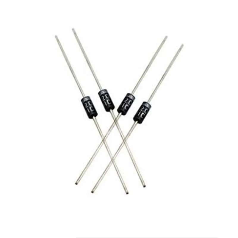 100pcs/lot RL207 Rectifier Diode 2A 1000V DO-15