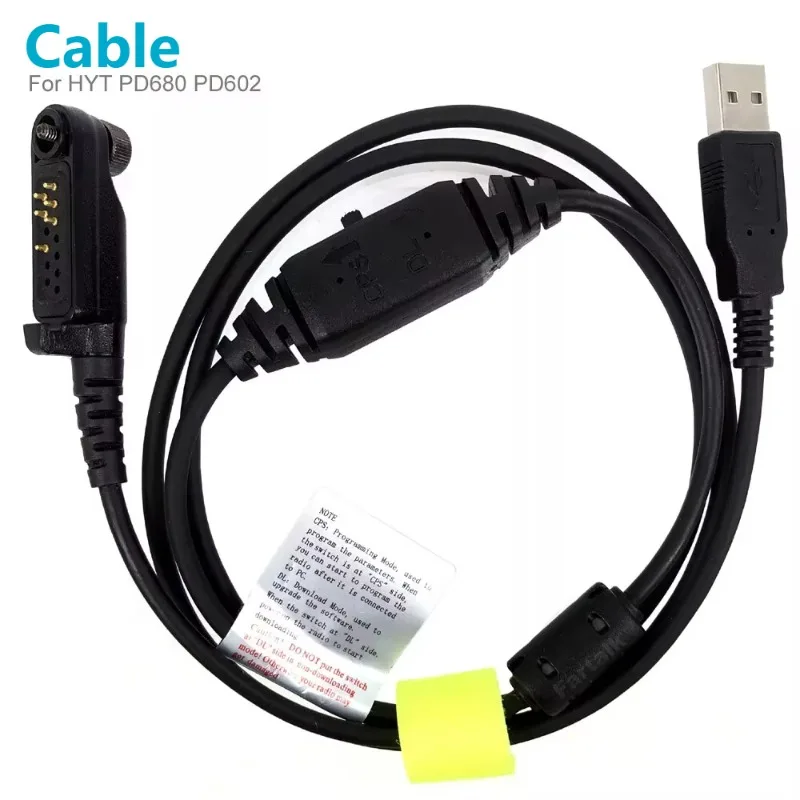 

USB Programming Cable Lead for HYT Hytera HP605 HP685 HP705 HP785 HP600 HP680 HP682 HP700 HP702 HP780 HP782 PT590