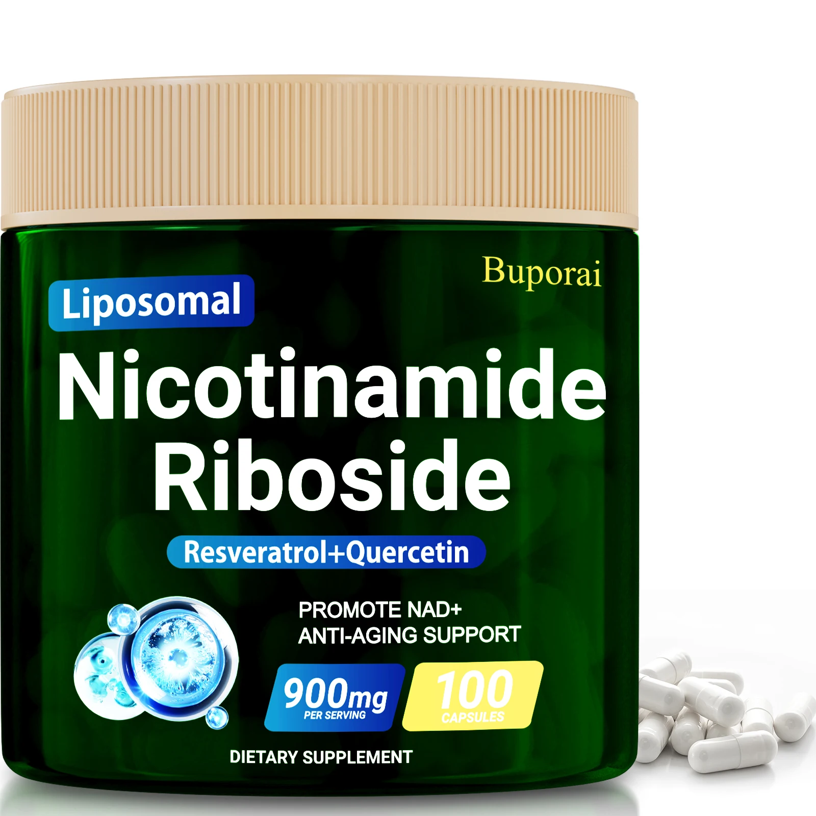 

Nicotinamide Riboside Supplement - Delay Aging, Promote Metabolism, Protect The Nervous System, and Regulate Cell Function