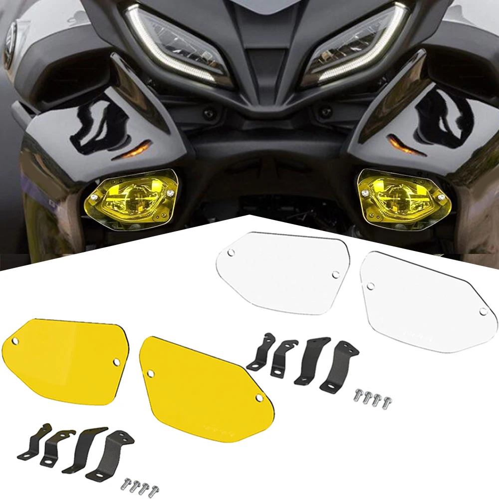 

Motorcycle Lower Headlight Guard Auxiliary Fog Light Protector For Yamaha Tracer 9 9GT 900 900GT TRACER9/900 2021 2022 2023 2024