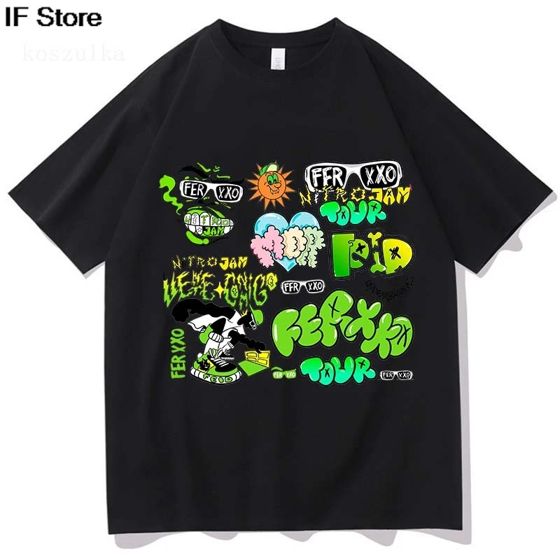 Pida lo que quiera mami uma cor mostrar tshirts feid 2025 único camisetas crewneck algodão t moda feminina/masculina camisetas casuais
