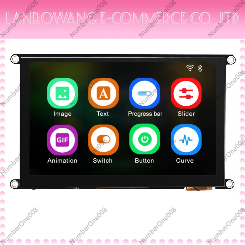 ESP32-S3 Development Board 4.3 5 Inch IPS HD Capacitive Touch Screen Arduino Programming LVGL