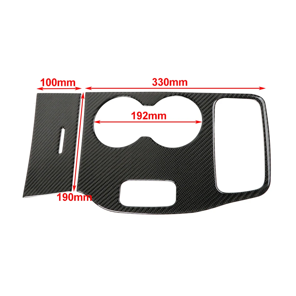 Car Dashboard Gear Shift Panel Cover Trim  Carbon Fiber  For Jeep Grand Cherokee 2014 2015 Interior Accessories Mouldings