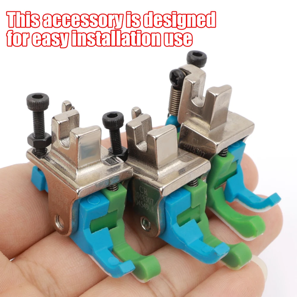 4/1PCS Stainless Steel Roller Sewing Presser Foot High Low Feet Presser Foots With Mounting Wrench Home Multifunction DIY Tools