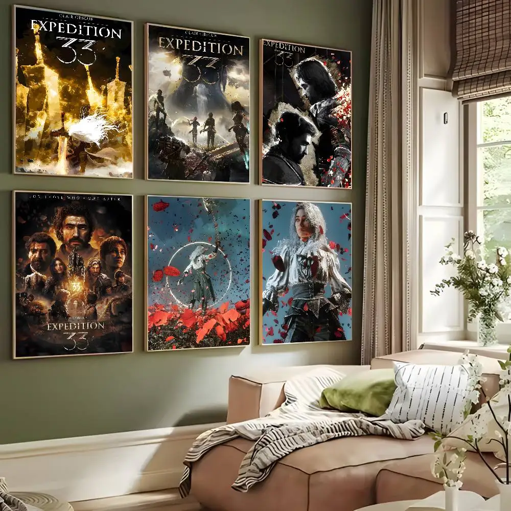 كلير O-obscur إكسبيديشن 33 ملصق فني عالي الدقة قماش ورق طباعة جمالي متقدم جدار الفن لغرفة المعيشة ديكور المنزل