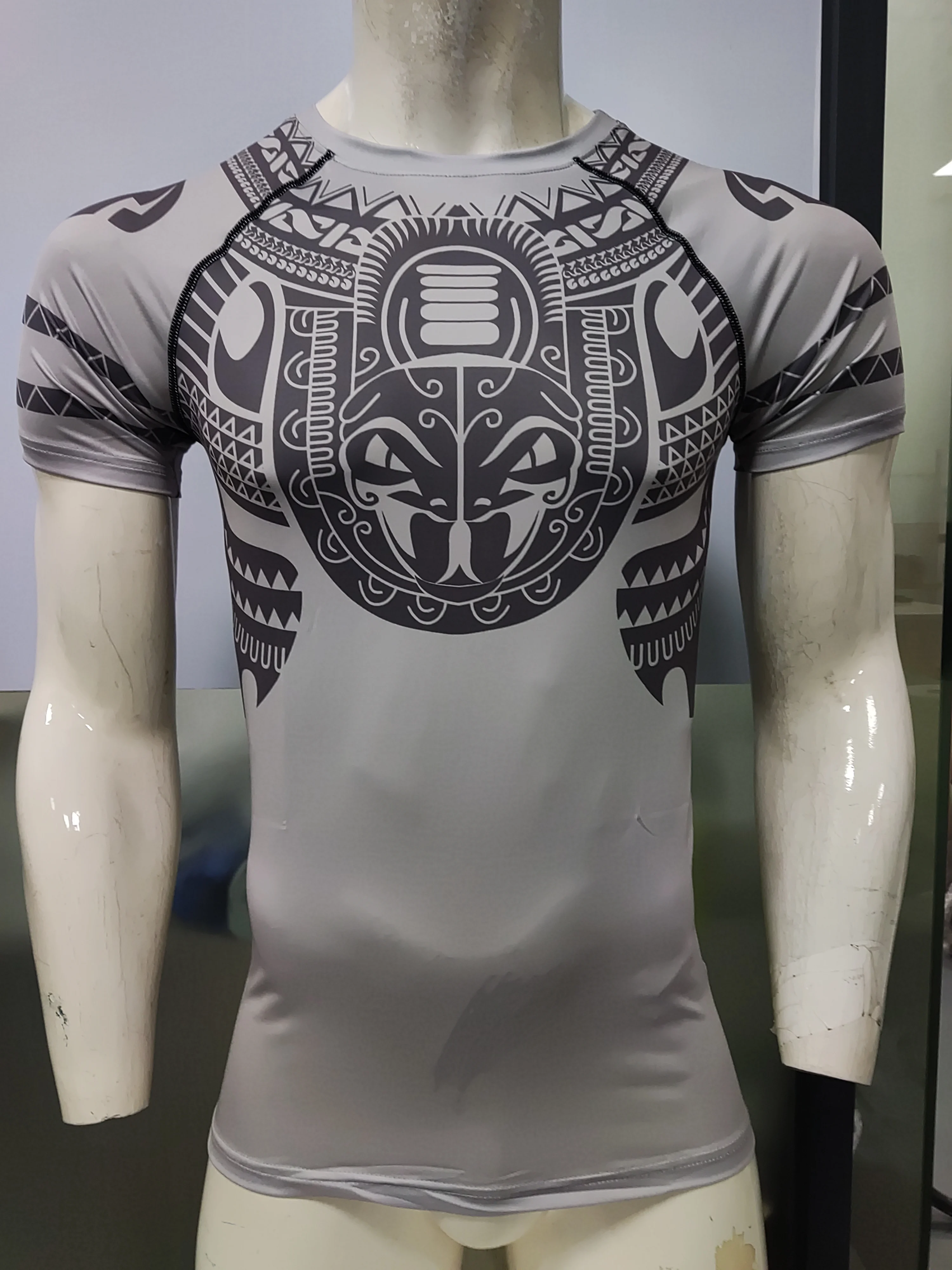 Cody Lundin Sublimation Sports Shirts For Bjj jiu jitsu Men Rashguard UPF 50+ Sunscreen Shirt Fishing Hiking Tight Gym Blouse