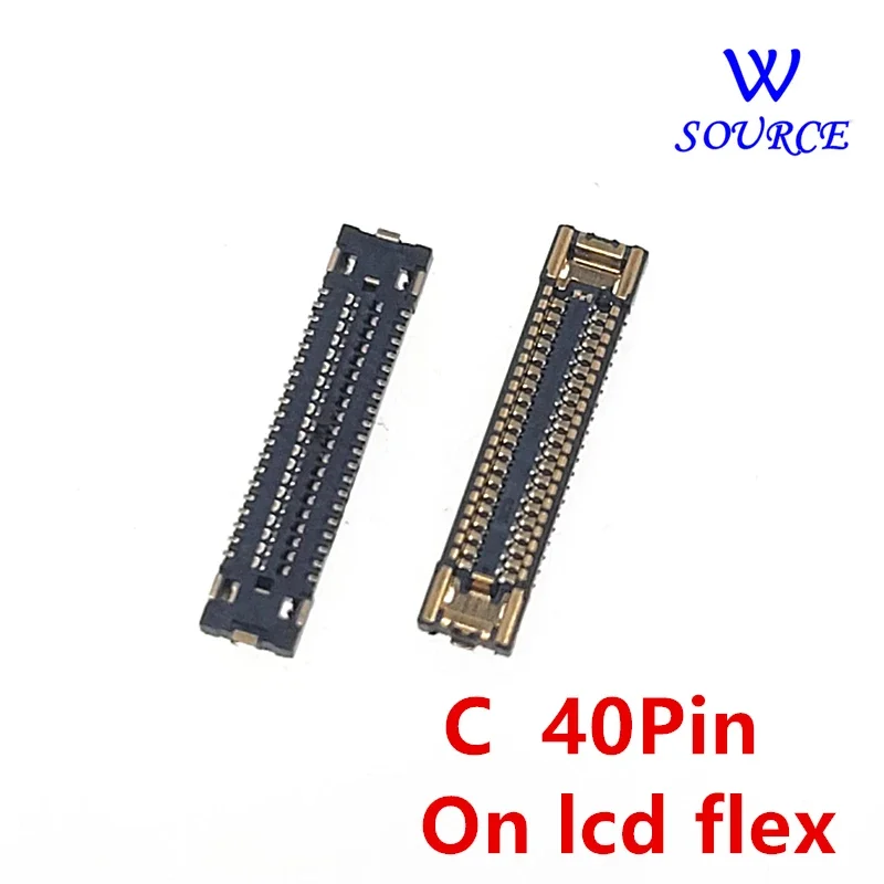 2-10pcs LCD Display Screen Flex FPC Connector For Samsung Galaxy A52 A72 A525 A526 A725 A725F A52 A526F Plug On Board 40 78 pin