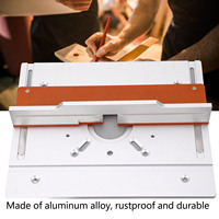 Router Table Insert Plate Aluminum Alloy Wood Milling  Board Woodworking  System Mounting Plate Wood Milling  Board