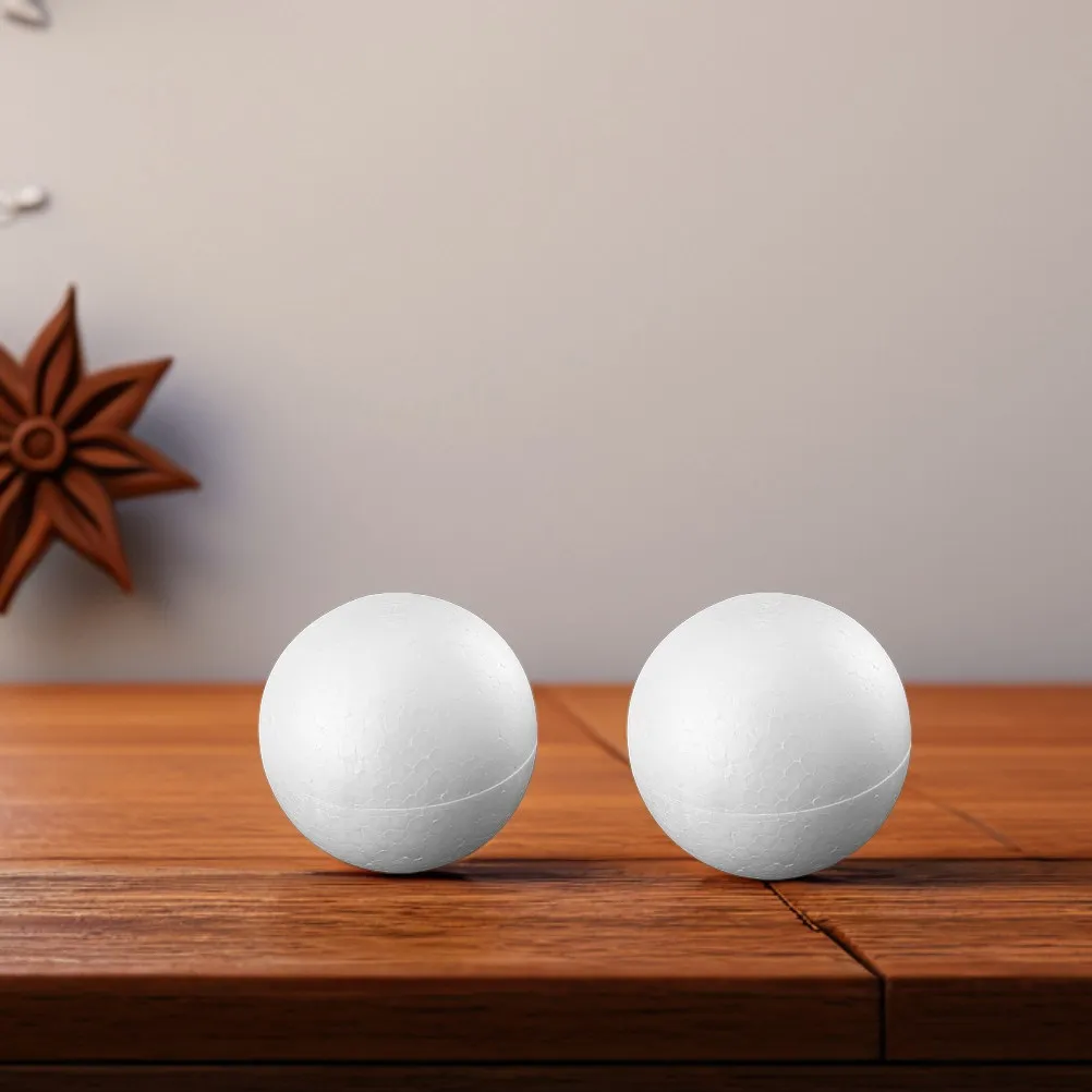 12Pcs Foam Balls White Polystyrene Smooth Round for Craft DIY Christmas Decorations School Projects Ornaments Foam view 6