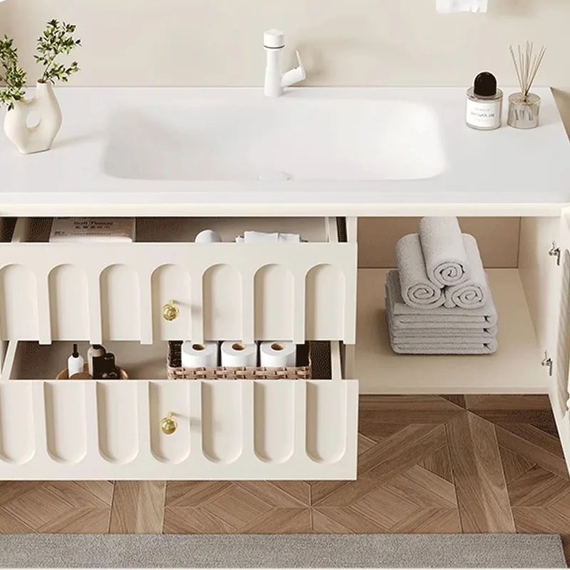 الصين الأبيض خزانة المرحاض النبات فوق الأدراج بالوعة الغرور مجوهرات الحديثة دولاب الأدوات العناية بالبشرة Gabinete الأثاث العصري #6