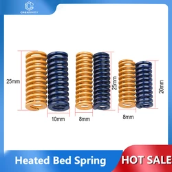 Resortes de cama calefactados, resorte de nivelación, accesorios de impresora 3D Reprap importados para Ender 3 Anet A8, 4/10 piezas, 8x20mm