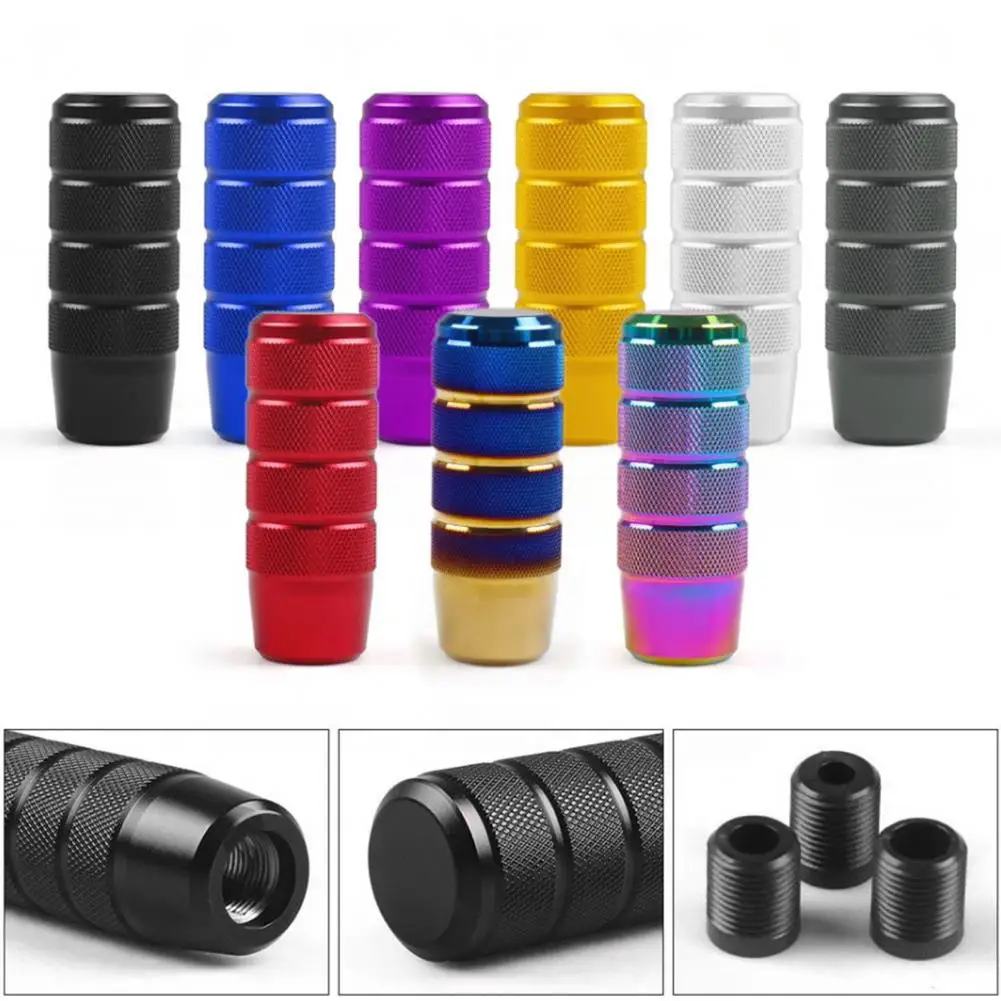 1 Set Gear Shift Knob Strong Adaptability Anti-slip Rustproof Comfortable Grip Frosted Texture Car Gear Head Automobile Supply