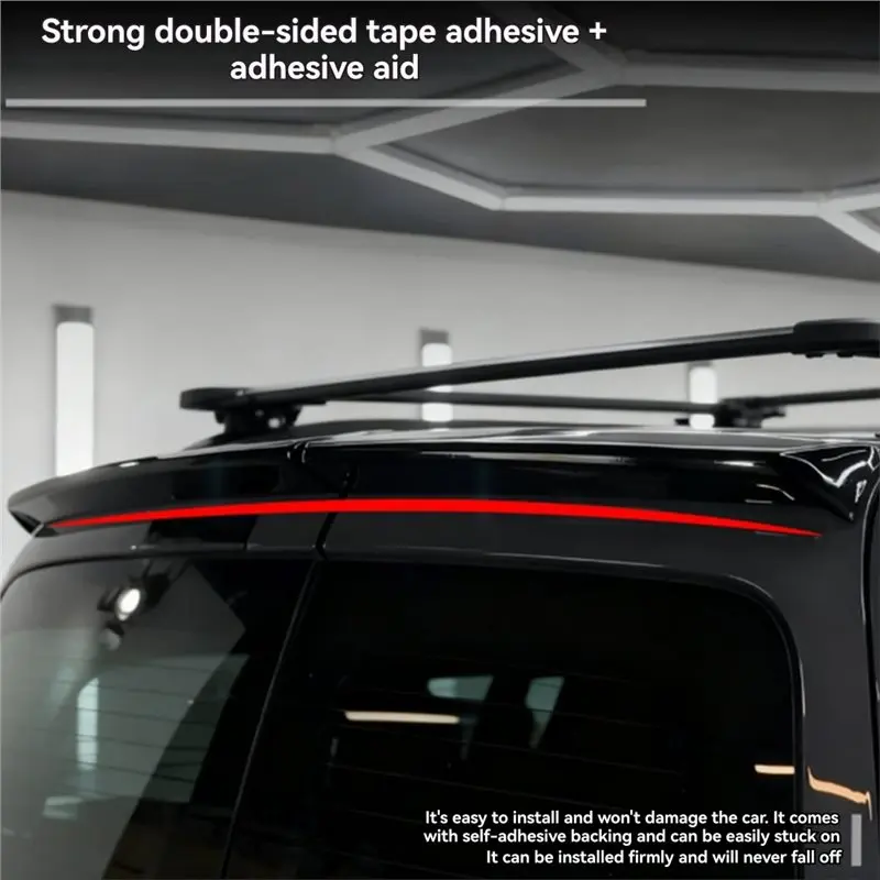 سقف السيارة المفسد الجناح الخلفي الجذع باب الحظيرة المفسد الجناح لشركة فولكس فاجن العلبة 2005-2018 تعديل أجزاء جناح المفسد #4