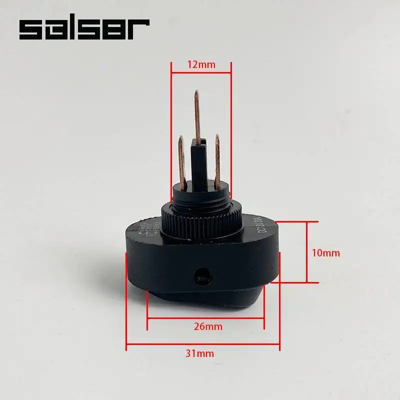 ASW-20D 30A 12VDC Car Boat Auto Push Button On Off With Dot LED Light Illuminated Red Green Blue Yellow Rocker Switch