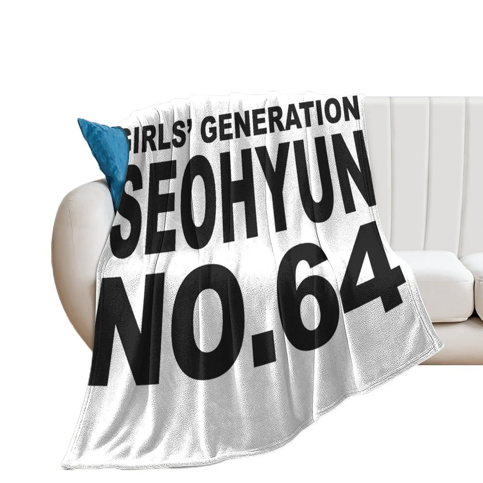 

GIRLS GENERATION SEOHYUN Throw Blanket Beautifuls Travel Hairy Blankets