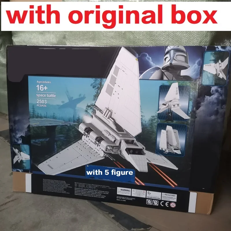 With Original Box 2503pcs Star The Imperial Shuttle Model Building Blocks Toys For Children Compatible with 10212 Gift For Boy
