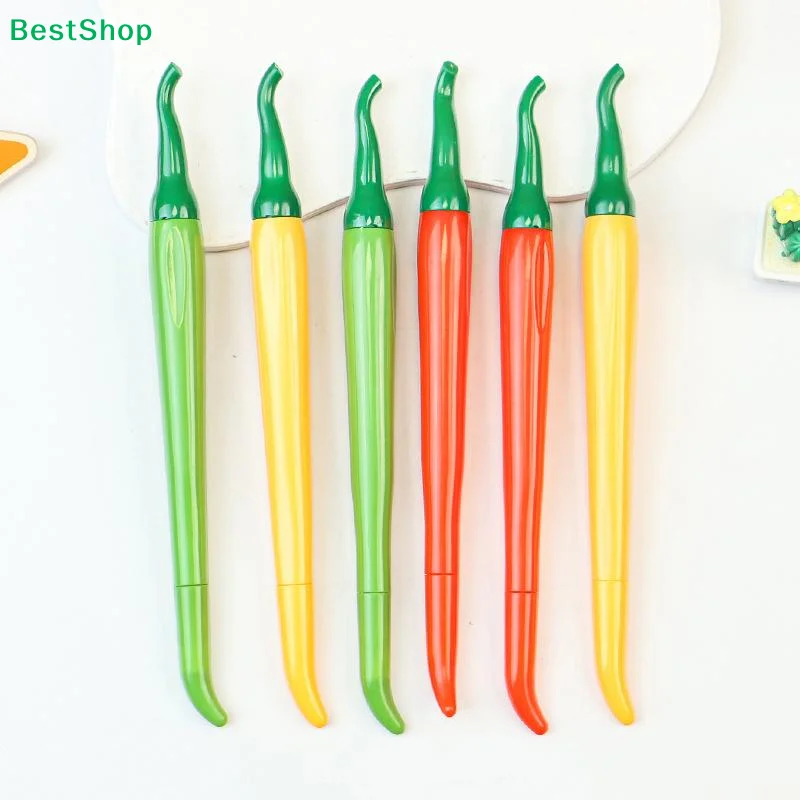 〔Q〕5Pcs Cute Simulation Cayenne Series Gel Pens Office School Stationery Writing Pen For Kids Creative Signing Pens