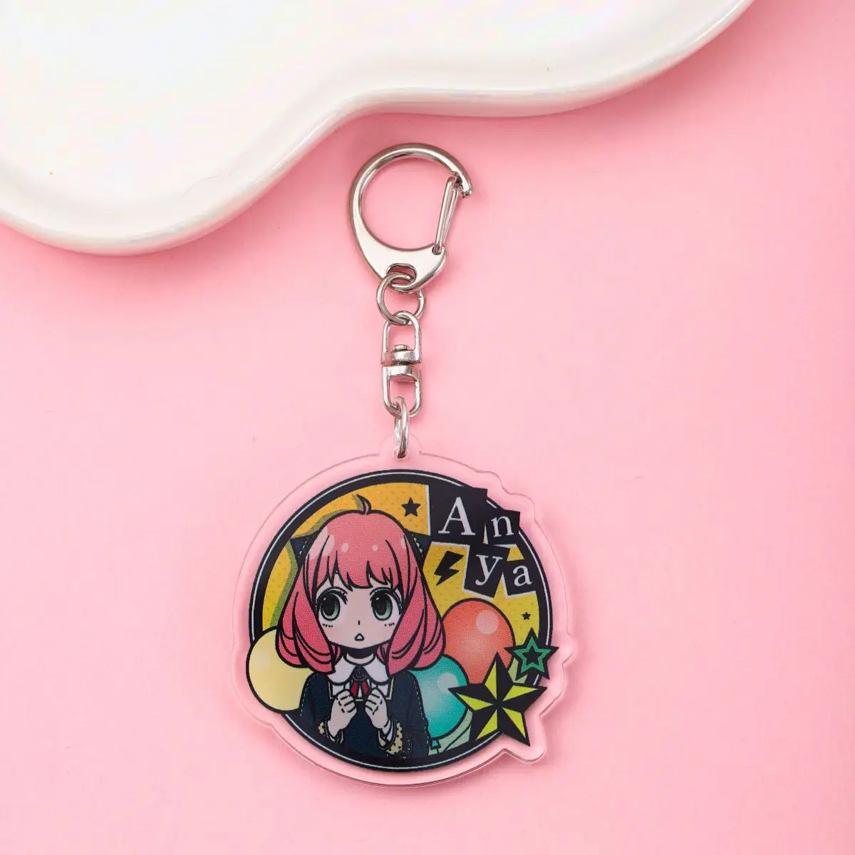 Anime SPY×FAMILY Acrylic keychain accessaries Cartoon funny Bag Pendant Gift cute bag charm Keyring Friends Fans Gifts