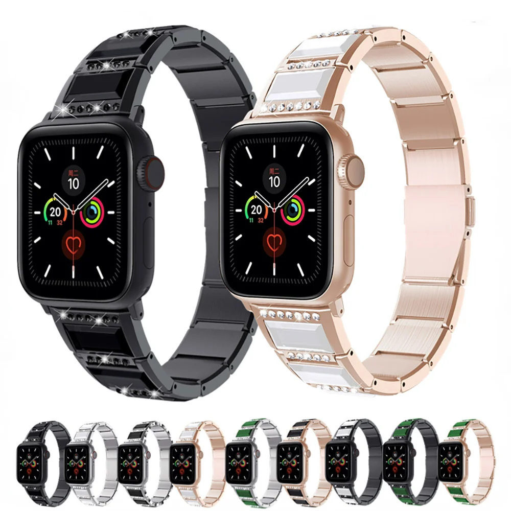 

Браслет металлический для Apple Watch Band 49 мм 45 мм 41 мм 44 мм 40 мм 42 мм 38 мм